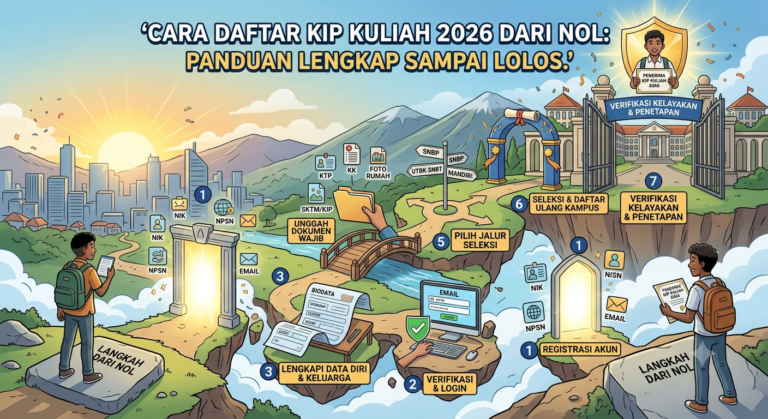 Cara Daftar KIP Kuliah 2026 dari Nol: Panduan Lengkap sampai Lolos