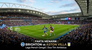 Fakta Menarik Brighton vs Aston Villa: Laga Penuh Gengsi Dua Tim Ambisius