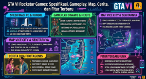 GTA VI Rockstar Games: Spesifikasi, Gameplay, Map, Cerita, dan Fitur Terbaru