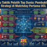 Adu Taktik Pelatih Top Dunia: Pembuktian Strategi di Matchday Pertama UCL