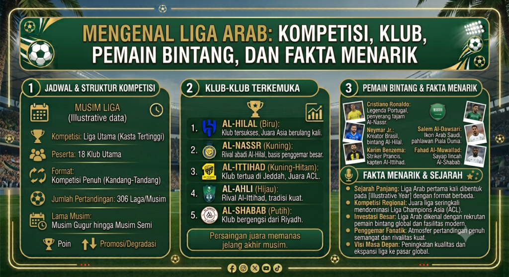 Mengenal Liga Arab: Kompetisi, Klub, Pemain Bintang, dan Fakta Menarik