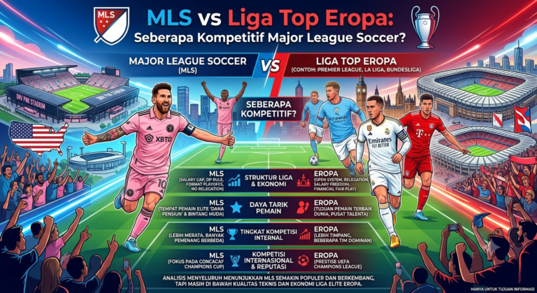 MLS vs Liga Top Eropa: Seberapa Kompetitif Major League Soccer?