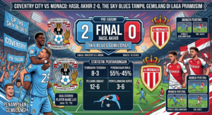 Coventry City vs Monaco: Hasil Akhir 2-0, The Sky Blues Tampil Gemilang di Laga Pramusim