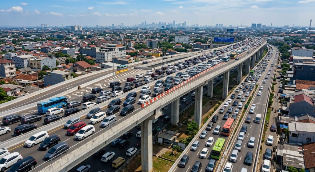 Penyebab Kemacetan di Jalan Layang MBZ Saat Libur Panjang dan Solusinya