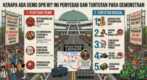 Kenapa Ada Demo DPR RI? Ini Penyebab dan Tuntutan Para Demonstran