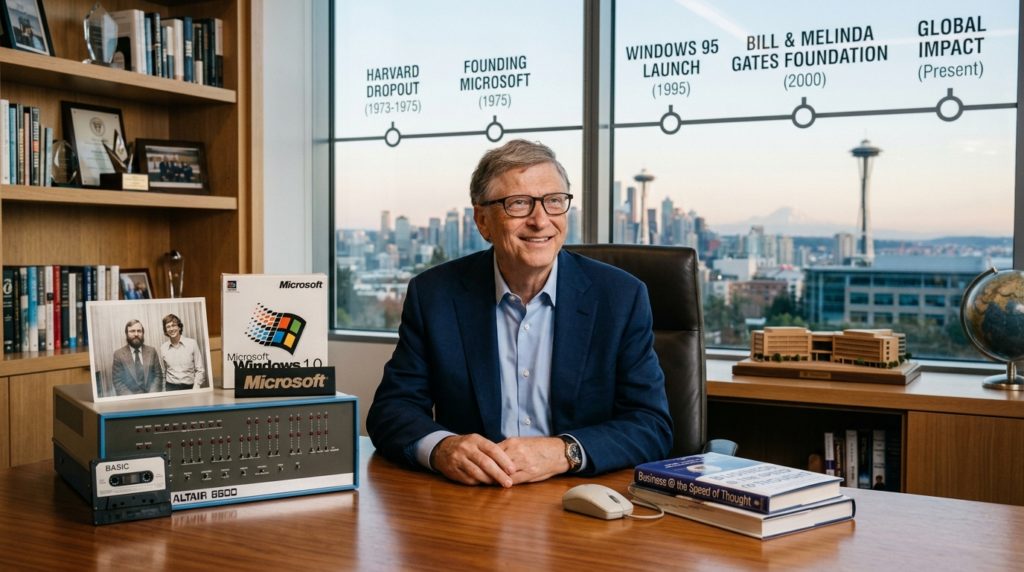 Profil Bill Gates: Perjalanan Karier, Kekayaan, dan Kisah Sukses Pendiri Microsoft