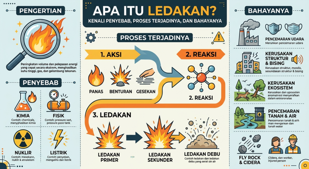 Apa Itu Ledakan? Kenali Penyebab, Proses Terjadinya, dan Bahayanya
