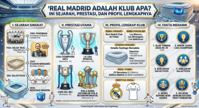 Real Madrid Adalah Klub Apa? Ini Sejarah, Prestasi, dan Profil Lengkapnya