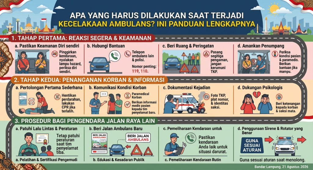 Apa yang Harus Dilakukan Saat Terjadi Kecelakaan Ambulans? Ini Panduan Lengkapnya