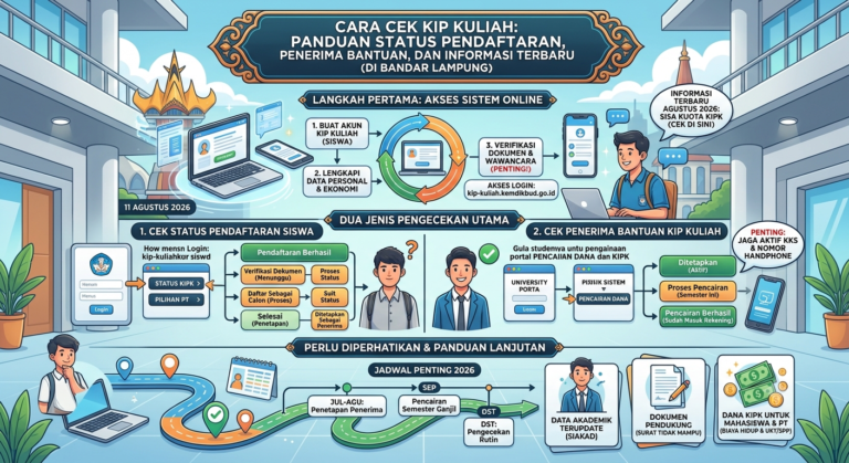 Cara Cek KIP Kuliah: Panduan Status Pendaftaran, Penerima Bantuan, dan Informasi Terbaru