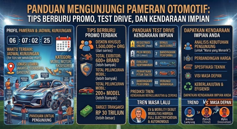 Panduan Mengunjungi Pameran Otomotif: Tips Berburu Promo, Test Drive, dan Kendaraan Impian