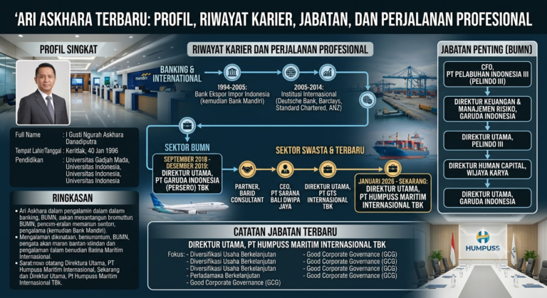 Ari Askhara Terbaru: Profil, Riwayat Karier, Jabatan, dan Perjalanan Profesional