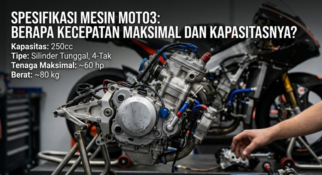 Spesifikasi Mesin Moto3: Berapa Kecepatan Maksimal dan Kapasitasnya?