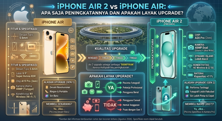 iPhone Air 2 vs iPhone Air: Apa Saja Peningkatannya dan Apakah Layak Upgrade?