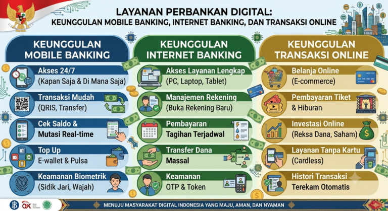 Layanan Perbankan Digital: Keunggulan Mobile Banking, Internet Banking, dan Transaksi Online