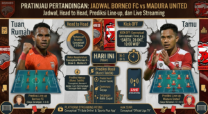 Jadwal Borneo FC vs Madura United: Head to Head, Prediksi Line-up, dan Live Streaming