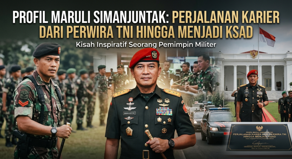 Profil Maruli Simanjuntak: Perjalanan Karier dari Perwira TNI hingga Menjadi KSAD