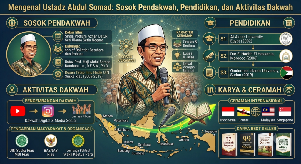 Mengenal Ustadz Abdul Somad: Sosok Pendakwah, Pendidikan, dan Aktivitas Dakwah
