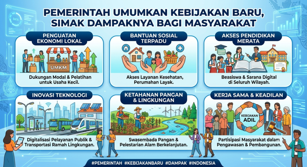 Pemerintah Umumkan Kebijakan Baru, Simak Dampaknya bagi Masyarakat