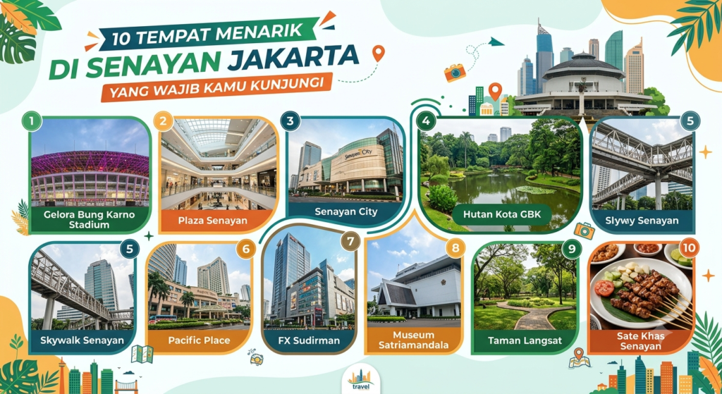 10 Tempat Menarik di Senayan Jakarta yang Wajib Kamu Kunjungi
