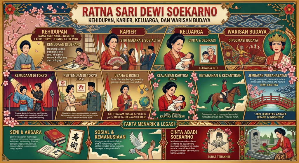 Profil Ratna Sari Dewi Soekarno Terbaru: Kehidupan, Karier, Keluarga, dan Warisan Budaya