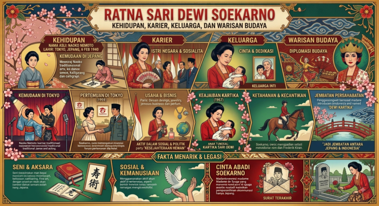 Profil Ratna Sari Dewi Soekarno Terbaru: Kehidupan, Karier, Keluarga, dan Warisan Budaya