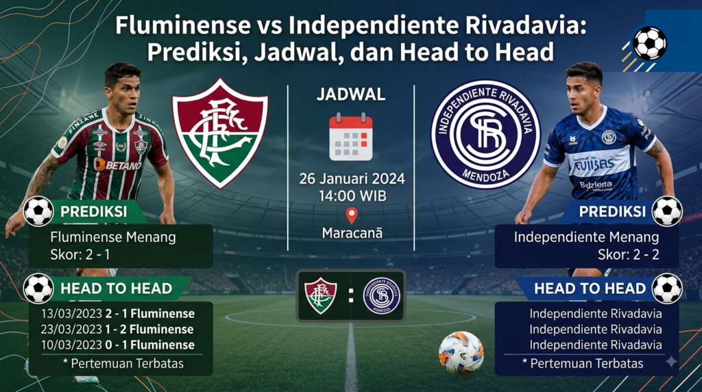Fluminense vs Independiente Rivadavia: Prediksi, Jadwal, dan Head to Head