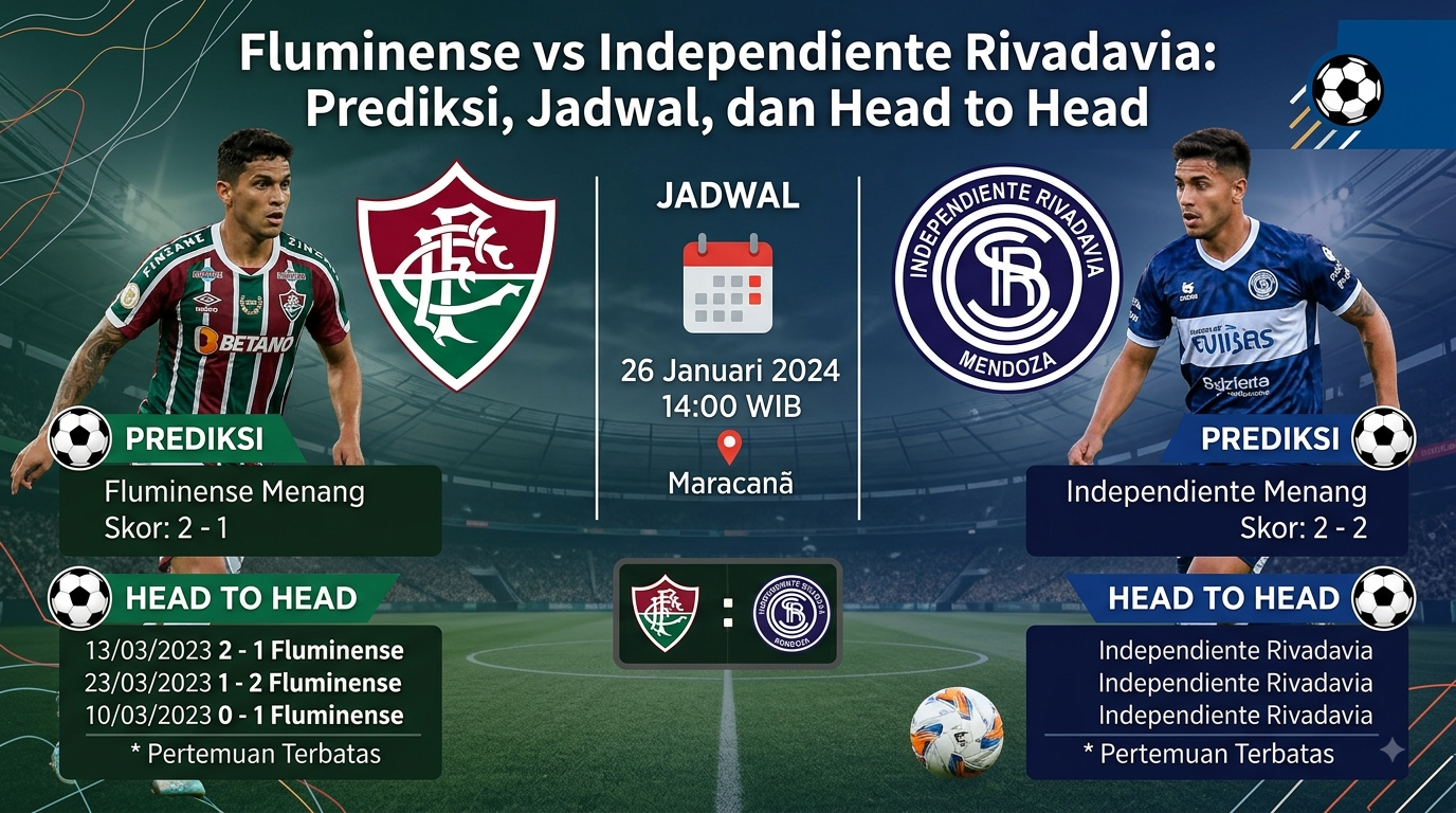 Fluminense vs Independiente Rivadavia: Prediksi, Jadwal, dan Head to Head