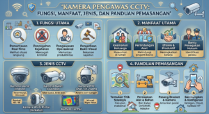Kamera Pengawas CCTV: Fungsi, Manfaat, Jenis, dan Panduan Pemasangan