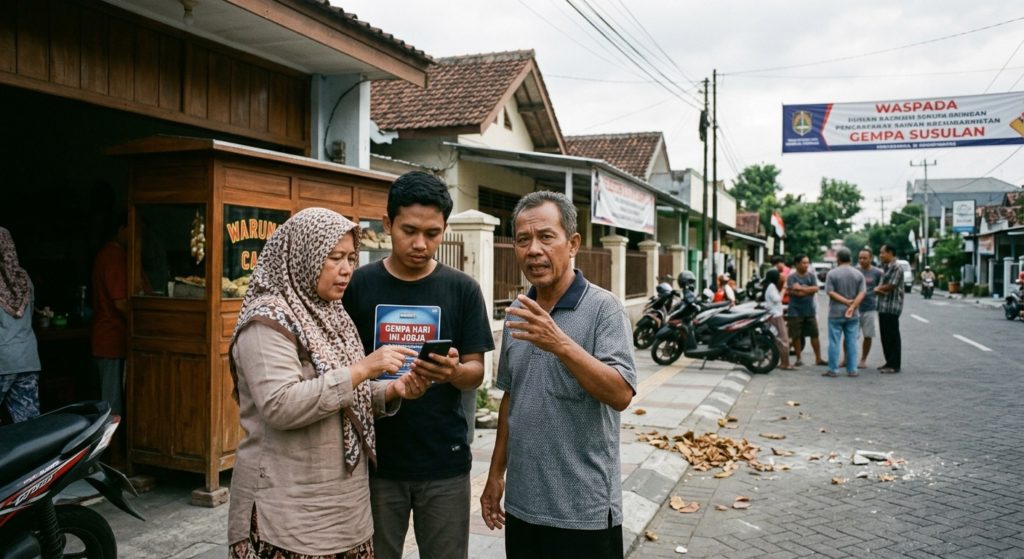 Gempa Hari Ini Terasa di Jogja, Warga Diimbau Waspada Potensi Gempa Susulan