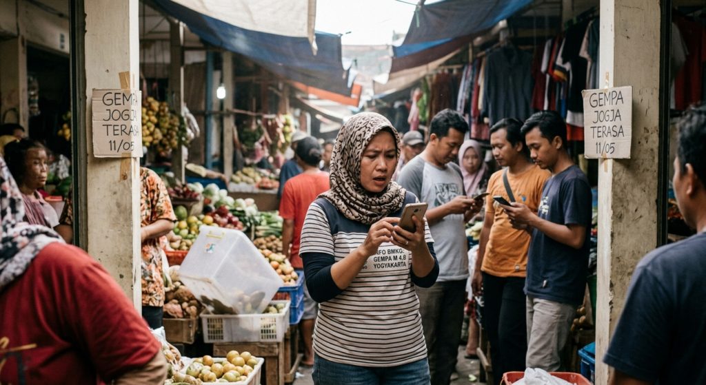 Info BMKG: Gempa M 4,8 Guncang Jogja Hari Ini, Terasa Hingga Bantul dan Sleman
