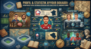 Profil & Statistik Ayyoub Bouaddi: Komparasi Gaya Bermain dengan Para Maestro Gelandang Dunia