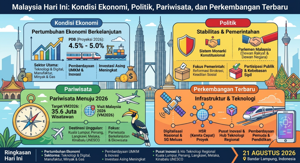 Malaysia Hari Ini: Kondisi Ekonomi, Politik, Pariwisata, dan Perkembangan Terbaru