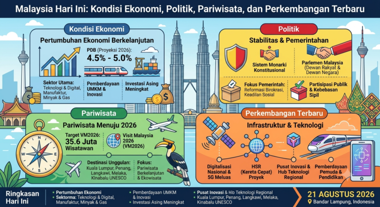 Malaysia Hari Ini: Kondisi Ekonomi, Politik, Pariwisata, dan Perkembangan Terbaru