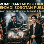 El Rumi dan Perjalanan Kariernya: Dari Dunia Musik hingga Menjadi Sorotan Publik. buatkan saya gambar dari judul ini