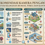 Rekomendasi Kamera Pengawas untuk Keamanan Rumah, Toko, dan Kantor