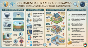 Rekomendasi Kamera Pengawas untuk Keamanan Rumah, Toko, dan Kantor