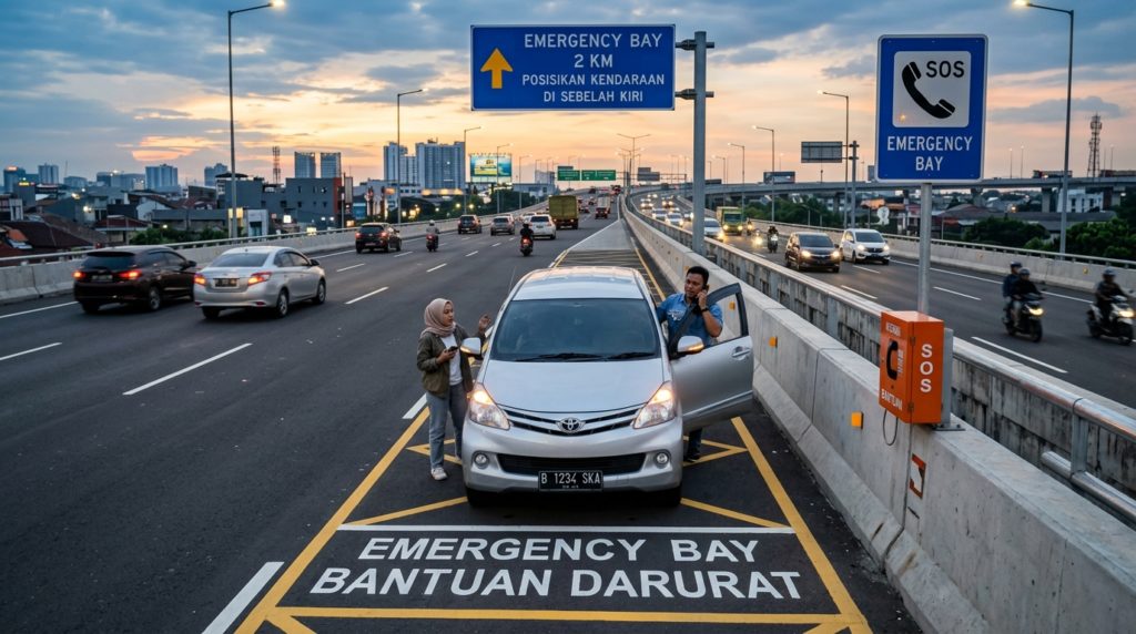 Fasilitas dan Emergency Bay di Tol Layang MBZ: Apa yang Harus Dilakukan Saat Darurat?