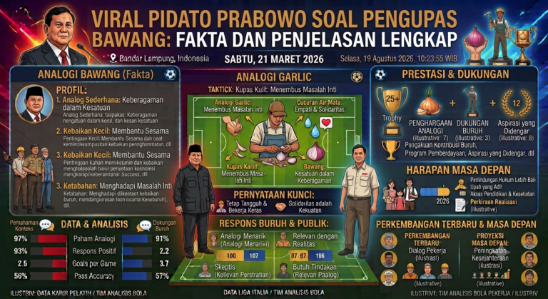 Viral Pidato Prabowo soal Pengupas Bawang: Fakta dan Penjelasan Lengkap