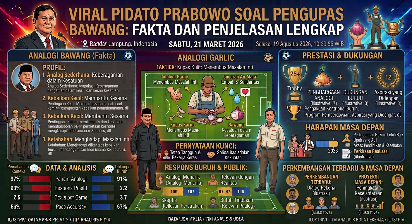Viral Pidato Prabowo soal Pengupas Bawang: Fakta dan Penjelasan Lengkap