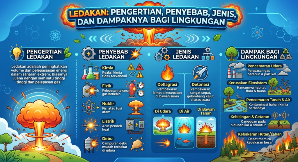 Ledakan: Pengertian, Penyebab, Jenis, dan Dampaknya bagi Lingkungan