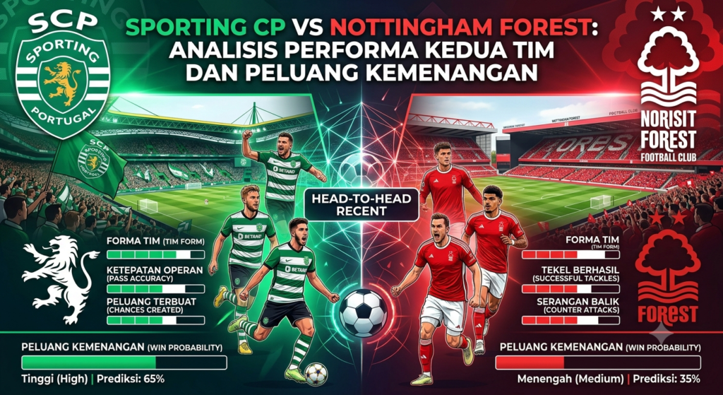 Sporting CP vs Nottingham Forest: Analisis Performa Kedua Tim dan Peluang Kemenangan