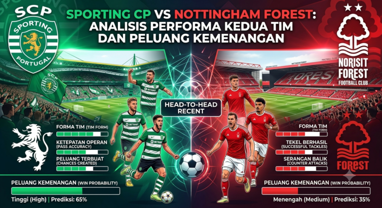 Sporting CP vs Nottingham Forest: Analisis Performa Kedua Tim dan Peluang Kemenangan