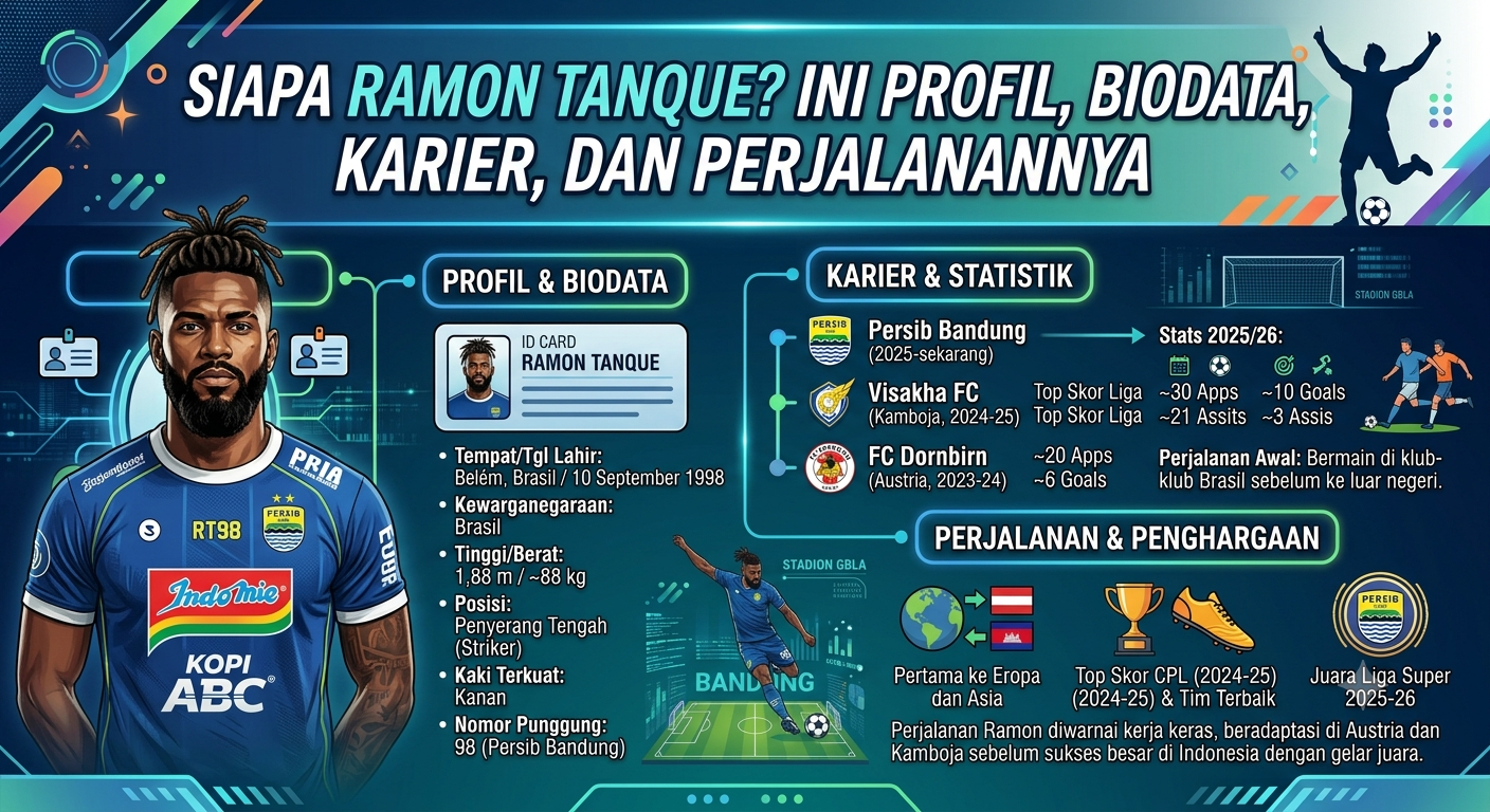 Siapa Ramon Tanque? Ini Profil, Biodata, Karier, dan Perjalanannya