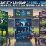 Statistik Lengkap Gabriel Jesus: Jumlah Gol, Assist, dan Penampilan Terbaik