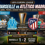 Jadwal Marseille vs Atlético Madrid: Prediksi, Susunan Pemain, Statistik, dan Cara Menonton