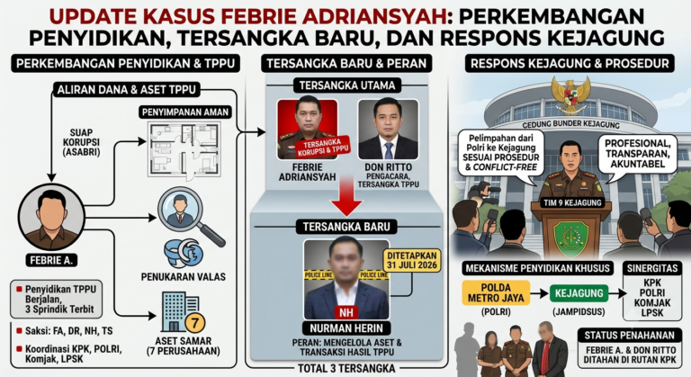 Update Kasus Febrie Adriansyah Hari Ini: Perkembangan Penyidikan, Tersangka Baru, dan Respons Kejagung