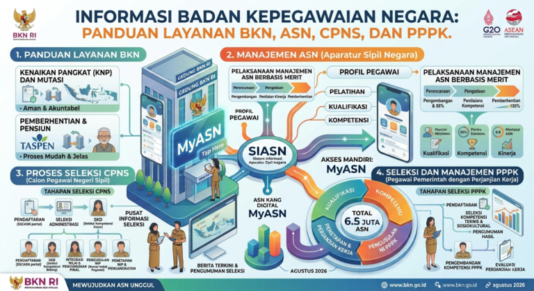 Informasi Badan Kepegawaian Negara: Panduan Layanan BKN, ASN, CPNS, dan PPPK