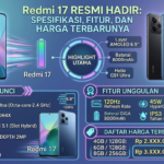 Redmi 17 Resmi Hadir: Spesifikasi, Fitur, dan Harga Terbarunya