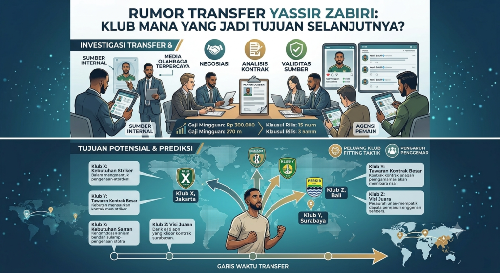 Rumor Transfer Yassir Zabiri: Klub Mana yang Jadi Tujuan Selanjutnya?